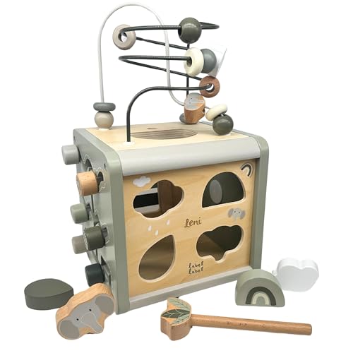 KIDSLINO Motorikwürfel aus Holz in Olive I Motorikspielzeug ab 1 Jahr personalisiert mit Name I Aktivitätswürfel als Geschenk zum 1. Geburtstag für Mädchen I Activity Cube ab 12 Monate KIDSLINO Motorikwürfel aus Holz in Olive I Motorikspielzeug ab 1 Jahr personalisiert mit Name I Aktivitätswürfel als Geschenk zum 1. Geburtstag für Mädchen I Activity Cube ab 12 Monate von KIDSLINO