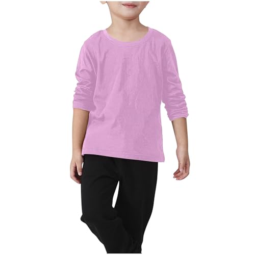 KIDSZJA Atmungsaktives und leichtes Oberteil für Teenager, langärmlig, Basic-Pullover, Sportpullover, Rundhalsausschnitt, Sweatshirt, einfarbig, lockere Passform, für Outdoor, Spielen KIDSZJA Atmungsaktives und leichtes Oberteil für Teenager, langärmlig, Basic-Pullover, Sportpullover, Rundhalsausschnitt, Sweatshirt, einfarbig, lockere Passform, für Outdoor, Spielen von KIDSZJA