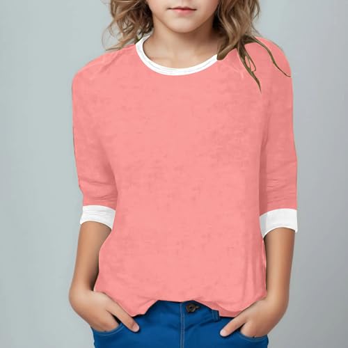 KIDSZJA Bluse für Mädchen, Baumwolle, bequem, atmungsaktiv und leicht, bequem, lange Tunika, weiche Baumwolle, lässige Kinderkleidung, gestreiftes Hemd, Outdoor, Spielen, Strand, Schule KIDSZJA Bluse für Mädchen, Baumwolle, bequem, atmungsaktiv und leicht, bequem, lange Tunika, weiche Baumwolle, lässige Kinderkleidung, gestreiftes Hemd, Outdoor, Spielen, Strand, Schule von KIDSZJA