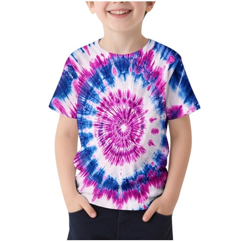 KIDSZJA Bluse für Mädchen, kurzärmelig, stilvoll, weich, dehnbar, Baumwolle, Rundhalsausschnitt, Tunika, Kleidung, cooler Batikdruck, UV-Schutz, LSF 50+, Vorschule, Freizeitausflüge KIDSZJA Bluse für Mädchen, kurzärmelig, stilvoll, weich, dehnbar, Baumwolle, Rundhalsausschnitt, Tunika, Kleidung, cooler Batikdruck, UV-Schutz, LSF 50+, Vorschule, Freizeitausflüge von KIDSZJA
