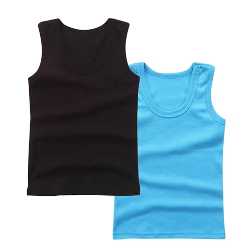 KIDSZJA Cami-Top für Mädchen, einfarbig, Unterhemd, 2 Stück, Unterwäsche, schnelltrocknend, knitterfrei, Tank-Baumwolle, weich, Stretch, ärmellos, Rundhalsausschnitt, Kleidung, Unterhemd, Multipack KIDSZJA Cami-Top für Mädchen, einfarbig, Unterhemd, 2 Stück, Unterwäsche, schnelltrocknend, knitterfrei, Tank-Baumwolle, weich, Stretch, ärmellos, Rundhalsausschnitt, Kleidung, Unterhemd, Multipack von KIDSZJA