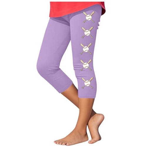 KIDSZJA Capri-Leggings für Jungen, Capri-Baseball-Grafik, Yoga-Leggings, athletisches Outfit, nahtlos, hohe Taille, kurze Leggings, lässiger Komfort, dehnbare Hose, Sommertanz und Gymnastik KIDSZJA Capri-Leggings für Jungen, Capri-Baseball-Grafik, Yoga-Leggings, athletisches Outfit, nahtlos, hohe Taille, kurze Leggings, lässiger Komfort, dehnbare Hose, Sommertanz und Gymnastik von KIDSZJA