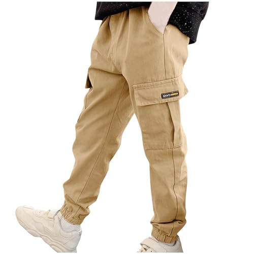 KIDSZJA Cargohose für Jungen, elastische Taille, schmale Passform, atmungsaktiv, Jogger mit mehreren Taschen, Fallschirmhose, LSF 50+, Sonnenschutz, Wandern, Größe 5–15 Jahre KIDSZJA Cargohose für Jungen, elastische Taille, schmale Passform, atmungsaktiv, Jogger mit mehreren Taschen, Fallschirmhose, LSF 50+, Sonnenschutz, Wandern, Größe 5–15 Jahre von KIDSZJA