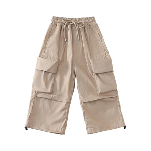 KIDSZJA Cargohose für Mädchen, Kordelzug, elastisch, hohe Taille, Jogging, Softshell-Hose, Outdoor, Trekking, leger, Baggy Y2K, Hip-Hop, Fallschirmhose, weites Bein, Baggy, Vintage, Sommer, Streetwear KIDSZJA Cargohose für Mädchen, Kordelzug, elastisch, hohe Taille, Jogging, Softshell-Hose, Outdoor, Trekking, leger, Baggy Y2K, Hip-Hop, Fallschirmhose, weites Bein, Baggy, Vintage, Sommer, Streetwear von KIDSZJA