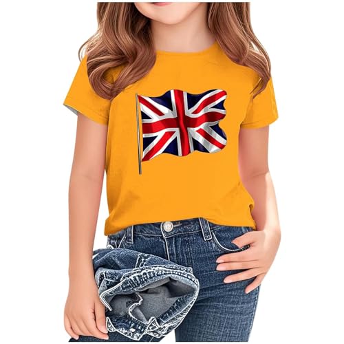KIDSZJA Clearance Mädchenkleidung Union Jack England Fußball Weltmeisterschaft Bluse leicht bequem Konzert-Ready Outfit Tops für Teenager britische Flagge Shirt UK Sport Tag Sommer Schule Aktivitäten KIDSZJA Clearance Mädchenkleidung Union Jack England Fußball Weltmeisterschaft Bluse leicht bequem Konzert-Ready Outfit Tops für Teenager britische Flagge Shirt UK Sport Tag Sommer Schule Aktivitäten von KIDSZJA