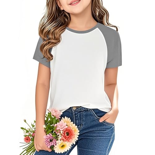 KIDSZJA Coole Tunika für Mädchen, lange Kleidung, Rundhalsausschnitt, Sonnenschutz, LSF 50+, Hemden, Großbritannien, kurzärmelig, Raglan-Blusen, elegant, modisch, praktisch, Strandtage KIDSZJA Coole Tunika für Mädchen, lange Kleidung, Rundhalsausschnitt, Sonnenschutz, LSF 50+, Hemden, Großbritannien, kurzärmelig, Raglan-Blusen, elegant, modisch, praktisch, Strandtage von KIDSZJA