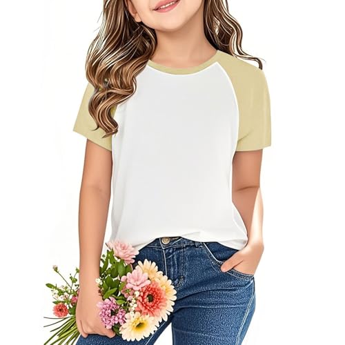KIDSZJA Cooles Kinder-Tunika, kurzärmelig, Baumwolle, lange Rundhalsausschnitt, Blusen, modisch, praktisch, Sonnenschutz, LSF 50+, Kinderkleidung, Raglan-Stil, Strandtage, Outdoor-Aktivitäten KIDSZJA Cooles Kinder-Tunika, kurzärmelig, Baumwolle, lange Rundhalsausschnitt, Blusen, modisch, praktisch, Sonnenschutz, LSF 50+, Kinderkleidung, Raglan-Stil, Strandtage, Outdoor-Aktivitäten von KIDSZJA