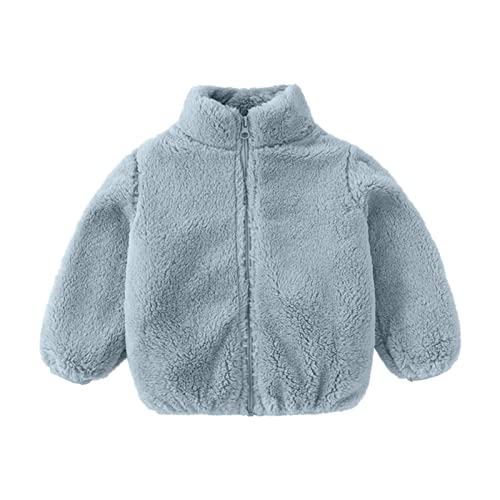 KIDSZJA Fleece-Jacke für Mädchen, dicker Plüsch-Cardigan mit Tasche, Winter, flauschige Sherpa-Jacke, warm, Reißverschluss, Kinderdecke, weiche Oberbekleidung, Schule KIDSZJA Fleece-Jacke für Mädchen, dicker Plüsch-Cardigan mit Tasche, Winter, flauschige Sherpa-Jacke, warm, Reißverschluss, Kinderdecke, weiche Oberbekleidung, Schule von KIDSZJA