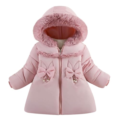 KIDSZJA Gepolsterte Winterjacken für Kinder, Mädchen, Fleece-gefüttert, lange Puffermäntel mit Kunstfellbesatz, Kapuze, Steppjacken, Kordelzug an der Taille, Daunenmantel, Oberbekleidung KIDSZJA Gepolsterte Winterjacken für Kinder, Mädchen, Fleece-gefüttert, lange Puffermäntel mit Kunstfellbesatz, Kapuze, Steppjacken, Kordelzug an der Taille, Daunenmantel, Oberbekleidung von KIDSZJA