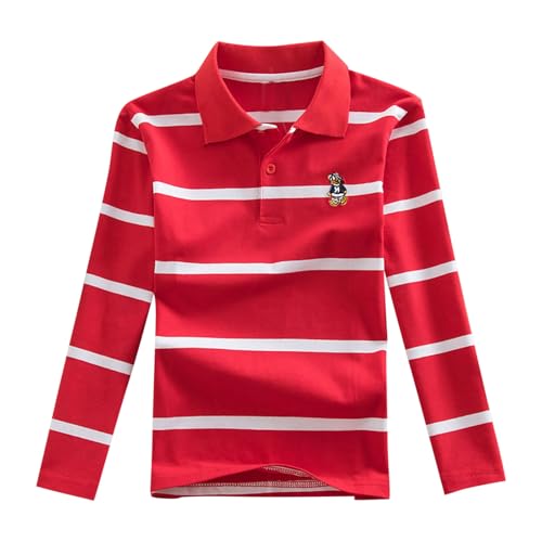 KIDSZJA Hemden für Mädchen, trendig, gestreift, klassisch, Knopfleiste, Polo-Blusen, UK-Komfort, stilvolle Baumwolle, Freizeitkleidung, langärmelig, Revers, Sport, Spielplatz, Abenteuer, 8–9 Jahre KIDSZJA Hemden für Mädchen, trendig, gestreift, klassisch, Knopfleiste, Polo-Blusen, UK-Komfort, stilvolle Baumwolle, Freizeitkleidung, langärmelig, Revers, Sport, Spielplatz, Abenteuer, 8–9 Jahre von KIDSZJA