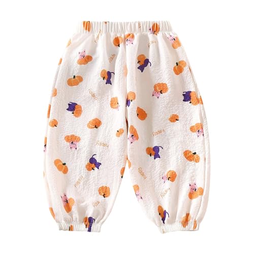 KIDSZJA Hose für Kinder, Mädchen, Sommer, leger, hohe Taille, bedruckt, Baggy, leichte Baumwollmischung, Jogginghose, Manschetten, Knöchel, Harem-Jogger, atmungsaktiv, lockere Passform, Outfits KIDSZJA Hose für Kinder, Mädchen, Sommer, leger, hohe Taille, bedruckt, Baggy, leichte Baumwollmischung, Jogginghose, Manschetten, Knöchel, Harem-Jogger, atmungsaktiv, lockere Passform, Outfits von KIDSZJA