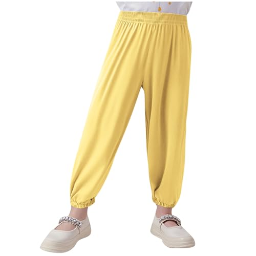 KIDSZJA Jogginghose für Mädchen, 7–8 Jahre, elastische Bündchen, Sportbekleidung, Jogginghose, Sommer, leger, hohe Taille, Baggy, Jogginganzug, leichte Baumwolle, Laufen, atmungsaktiv, lockere KIDSZJA Jogginghose für Mädchen, 7–8 Jahre, elastische Bündchen, Sportbekleidung, Jogginghose, Sommer, leger, hohe Taille, Baggy, Jogginganzug, leichte Baumwolle, Laufen, atmungsaktiv, lockere von KIDSZJA
