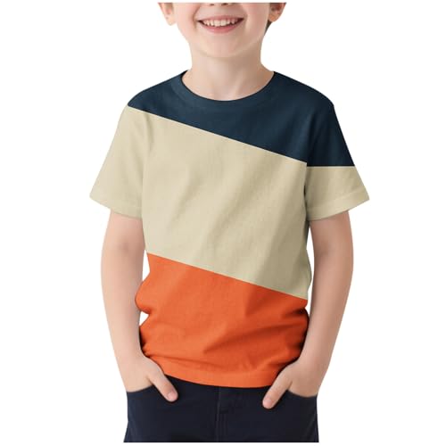 KIDSZJA Kinder-T-Shirt für Mädchen, Tunika, kurzärmelig, Blusen aus weicher Baumwolle, lässig, Farbblock, Rundhalsausschnitt, atmungsaktiv und leicht, Oberteil, Neuheit, Schule, Labor, Museumsausflüge KIDSZJA Kinder-T-Shirt für Mädchen, Tunika, kurzärmelig, Blusen aus weicher Baumwolle, lässig, Farbblock, Rundhalsausschnitt, atmungsaktiv und leicht, Oberteil, Neuheit, Schule, Labor, Museumsausflüge von KIDSZJA