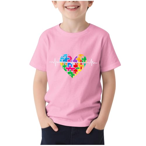 KIDSZJA Kinder-Top, Mädchen, Schuluniformen, Team-Events, Rundhalsausschnitt, weiche Baumwolle, lässig, Kurzarm, Basic-Tunika, Blusen, Batikmuster, ECG-Grafik-T-Shirt, trendig, atmungsaktiv, locker KIDSZJA Kinder-Top, Mädchen, Schuluniformen, Team-Events, Rundhalsausschnitt, weiche Baumwolle, lässig, Kurzarm, Basic-Tunika, Blusen, Batikmuster, ECG-Grafik-T-Shirt, trendig, atmungsaktiv, locker von KIDSZJA