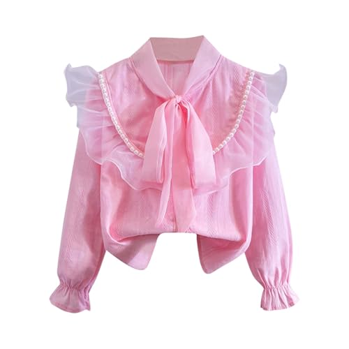 KIDSZJA Kinder-Top, Mädchen, Vintage-Party-Kostüm, T-Shirts, langärmelig, niedliches Vintage-Spitzen-Sweatshirt, Lolita, süß, viktorianisch, niedlich, Rüschen, Spitze, Kawaii-Stickerei, Pullover KIDSZJA Kinder-Top, Mädchen, Vintage-Party-Kostüm, T-Shirts, langärmelig, niedliches Vintage-Spitzen-Sweatshirt, Lolita, süß, viktorianisch, niedlich, Rüschen, Spitze, Kawaii-Stickerei, Pullover von KIDSZJA