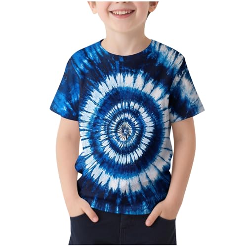 KIDSZJA Kinder-Top, Mädchen, kurzärmelig, Rundhalsausschnitt, Sommer, dehnbar, super weich, atmungsaktiv, Tunika, Blusen, cooler Batikdruck, Sommer, Tanz, Fitnessstudio, Workout KIDSZJA Kinder-Top, Mädchen, kurzärmelig, Rundhalsausschnitt, Sommer, dehnbar, super weich, atmungsaktiv, Tunika, Blusen, cooler Batikdruck, Sommer, Tanz, Fitnessstudio, Workout von KIDSZJA