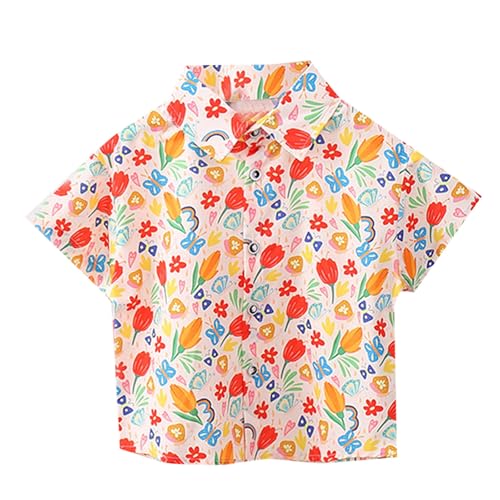 KIDSZJA Kinderkleidung für Mädchen, Hawaii-Hemd, Knopfleiste, Revers-Shirt, Strand, bedruckt, trendig, atmungsaktiv, lockere Bluse, Großbritannien, kurzärmelig, weiche Baumwolle, lässiges Oberteil KIDSZJA Kinderkleidung für Mädchen, Hawaii-Hemd, Knopfleiste, Revers-Shirt, Strand, bedruckt, trendig, atmungsaktiv, lockere Bluse, Großbritannien, kurzärmelig, weiche Baumwolle, lässiges Oberteil von KIDSZJA