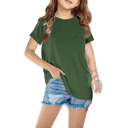 KIDSZJA Kinderkleidung für Mädchen, einfarbig, klassisch, für den Alltag, Schlafen, Spielen, lange Tunika, feuchtigkeitsableitend und schnell trocknend, Sommer-Top, leicht und atmungsaktiv KIDSZJA Kinderkleidung für Mädchen, einfarbig, klassisch, für den Alltag, Schlafen, Spielen, lange Tunika, feuchtigkeitsableitend und schnell trocknend, Sommer-Top, leicht und atmungsaktiv von KIDSZJA