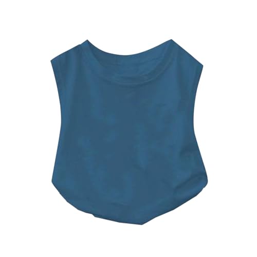 KIDSZJA Laufweste für Mädchen, trendiges Streetwear-Tanktop, ärmellos, lange Tunika, Kleidung für Teenager, Vintage, einfarbig, Rundhalsausschnitt, klassisch, tailliert, lockere Passform, bequem KIDSZJA Laufweste für Mädchen, trendiges Streetwear-Tanktop, ärmellos, lange Tunika, Kleidung für Teenager, Vintage, einfarbig, Rundhalsausschnitt, klassisch, tailliert, lockere Passform, bequem von KIDSZJA