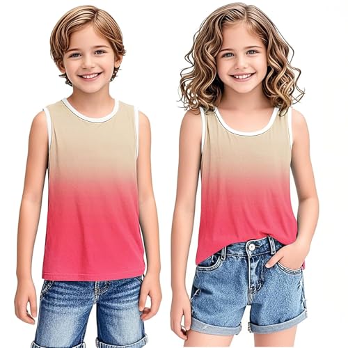 KIDSZJA Laufwesten für Mädchen, für den Alltag, Schlafen, Spielen, feuchtigkeitsableitend und schnell trocknend, dehnbar, lockere Passform, leicht und atmungsaktiv, Strand-Outfits, lockeres Cami KIDSZJA Laufwesten für Mädchen, für den Alltag, Schlafen, Spielen, feuchtigkeitsableitend und schnell trocknend, dehnbar, lockere Passform, leicht und atmungsaktiv, Strand-Outfits, lockeres Cami von KIDSZJA