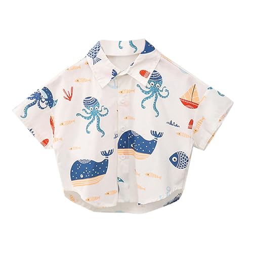 KIDSZJA Mädchen-Bluse, bequem und leicht, kurzärmelig, Button-Down, Hawaii-Hemden, Sommertage und Spielzeit, trendiges Revers, Strand, bedruckt, Kinderkleidung, lässig, empfindliche Haut KIDSZJA Mädchen-Bluse, bequem und leicht, kurzärmelig, Button-Down, Hawaii-Hemden, Sommertage und Spielzeit, trendiges Revers, Strand, bedruckt, Kinderkleidung, lässig, empfindliche Haut von KIDSZJA
