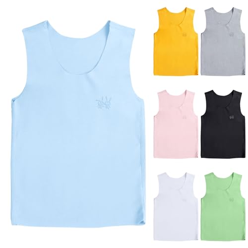KIDSZJA Mädchen-Cami-Top, weiches Tank-Top, Rundhalsausschnitt, leicht, für Schule, Spiel, Outfit, ärmellos, Basic, bequem, Häschen, Grafik, Unterhemden, UK, weich, atmungsaktiv, Sommer-Baumwolle KIDSZJA Mädchen-Cami-Top, weiches Tank-Top, Rundhalsausschnitt, leicht, für Schule, Spiel, Outfit, ärmellos, Basic, bequem, Häschen, Grafik, Unterhemden, UK, weich, atmungsaktiv, Sommer-Baumwolle von KIDSZJA