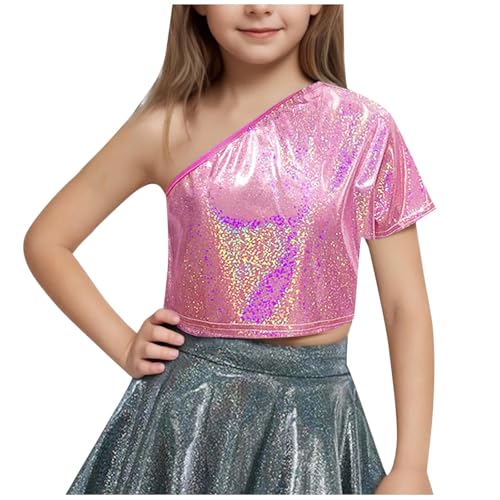 KIDSZJA Mädchen-Hemden, schimmernd, reflektierend, Festivals und Urlaubsfotos, Kinder-Top, metallisch, glänzend, holografische Baumwolle, Freizeitkleidung, Blusen, Pailletten, Hip-Hop, Jazz-Tanz KIDSZJA Mädchen-Hemden, schimmernd, reflektierend, Festivals und Urlaubsfotos, Kinder-Top, metallisch, glänzend, holografische Baumwolle, Freizeitkleidung, Blusen, Pailletten, Hip-Hop, Jazz-Tanz von KIDSZJA