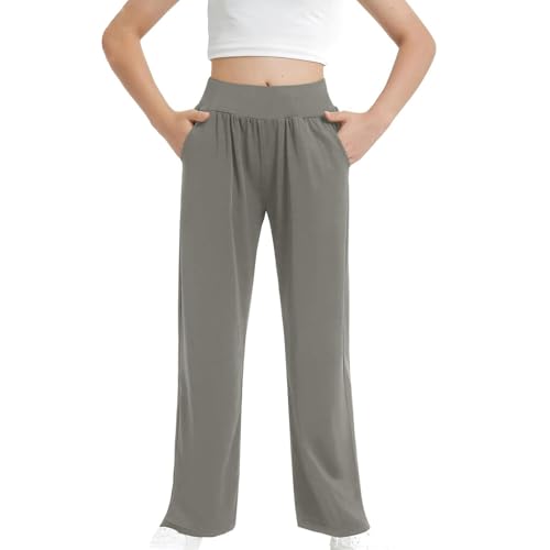 KIDSZJA Mädchen-Kleidung, 7 Jahre, elastische Fußball-Leggings, hohe Taille, weites Bein, weite Beine, weite Beine, athletischer Tanz, Yoga, Sportbekleidung, Schulhose, nahtlos, dehnbar, Gymnastik KIDSZJA Mädchen-Kleidung, 7 Jahre, elastische Fußball-Leggings, hohe Taille, weites Bein, weite Beine, weite Beine, athletischer Tanz, Yoga, Sportbekleidung, Schulhose, nahtlos, dehnbar, Gymnastik von KIDSZJA