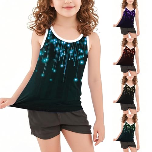 KIDSZJA Mädchen-Mieder, dehnbar, lockere Passform, Strandtage, Outdoor-Aktivitäten, Shirt, Blumenmuster, gestreift, Sonnenschutz, LSF 50+, Tank-Top, Strand-Outfits, Laufweste, modisch, praktisch KIDSZJA Mädchen-Mieder, dehnbar, lockere Passform, Strandtage, Outdoor-Aktivitäten, Shirt, Blumenmuster, gestreift, Sonnenschutz, LSF 50+, Tank-Top, Strand-Outfits, Laufweste, modisch, praktisch von KIDSZJA