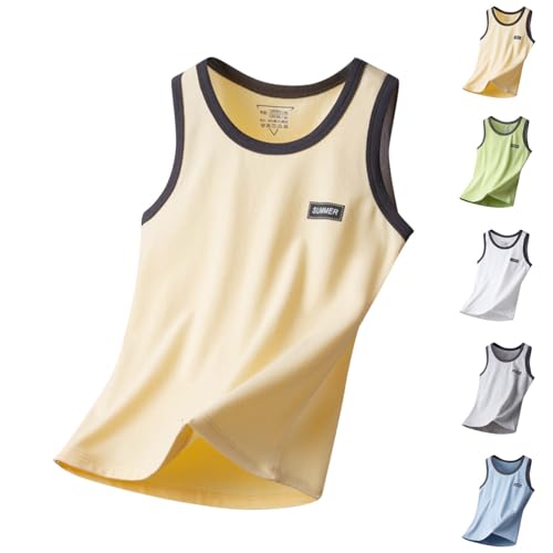 KIDSZJA Mädchen-T-Shirt, gestreift, bedruckt, schnelltrocknend, Baumwolle, Sportunterhemden und Westen, leicht, für Schule, Spiel, Outfit, Baumwolle, Freizeitkleidung, Tanktop, Laufen, Fitness, weich KIDSZJA Mädchen-T-Shirt, gestreift, bedruckt, schnelltrocknend, Baumwolle, Sportunterhemden und Westen, leicht, für Schule, Spiel, Outfit, Baumwolle, Freizeitkleidung, Tanktop, Laufen, Fitness, weich von KIDSZJA