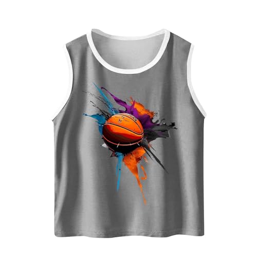 KIDSZJA Mädchen-T-Shirt, lange Tunika, Sonnenschutz, LSF 50+, Weste, Tops, Basketball, bedruckt, modisch, praktisch, Tanktop, Rundhalsausschnitt, ärmellos, Camisole Tops, lockere Passform, Strandtage KIDSZJA Mädchen-T-Shirt, lange Tunika, Sonnenschutz, LSF 50+, Weste, Tops, Basketball, bedruckt, modisch, praktisch, Tanktop, Rundhalsausschnitt, ärmellos, Camisole Tops, lockere Passform, Strandtage von KIDSZJA