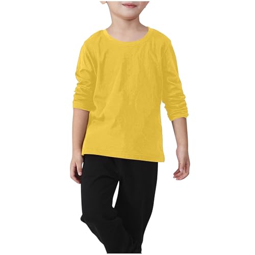 KIDSZJA Mädchen-T-Shirts, atmungsaktiv und leicht, Langarm-Sweatshirt, Basic, lang, Sport-Oberteil, Pullover, Rundhalsausschnitt, einfarbig, lockere Passform, Pullover, Spiele im Freien KIDSZJA Mädchen-T-Shirts, atmungsaktiv und leicht, Langarm-Sweatshirt, Basic, lang, Sport-Oberteil, Pullover, Rundhalsausschnitt, einfarbig, lockere Passform, Pullover, Spiele im Freien von KIDSZJA