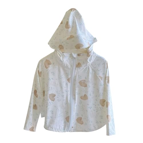 KIDSZJA Mädchen-Top, Geburtstag, Feiern, Übernachtungen, Teddybär, bedruckt, trendig, Streetwear, lockere Passform, bequem, weich, mit Reißverschluss, atmungsaktive Jacken KIDSZJA Mädchen-Top, Geburtstag, Feiern, Übernachtungen, Teddybär, bedruckt, trendig, Streetwear, lockere Passform, bequem, weich, mit Reißverschluss, atmungsaktive Jacken von KIDSZJA