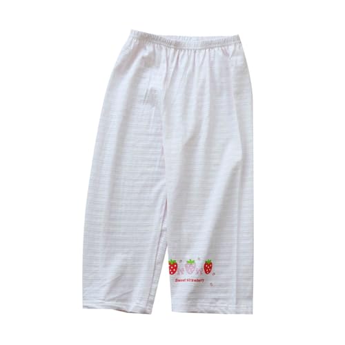 KIDSZJA My Order Mädchen Hose 7Y Reise Freizeit Hose 3/4 Länge Y2K Vintage Schule Trainingsanzug Gestreift Gedruckt Weites Bein Jogger Elastische Hohe Taille Palazzo Trekking Sport Spiele von KIDSZJA