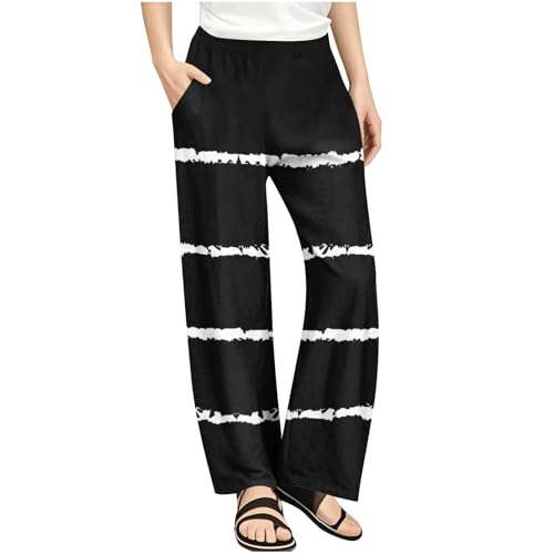KIDSZJA My Orders My Orders Kinderhose Mädchen 9Y Y2K Vintage Schulhose mit Taschen gestreift Palazzo Trainingsanzüge Reise Freizeit Jogger Elastischer Bund Weites Bein Trekking Sport Spiele von KIDSZJA