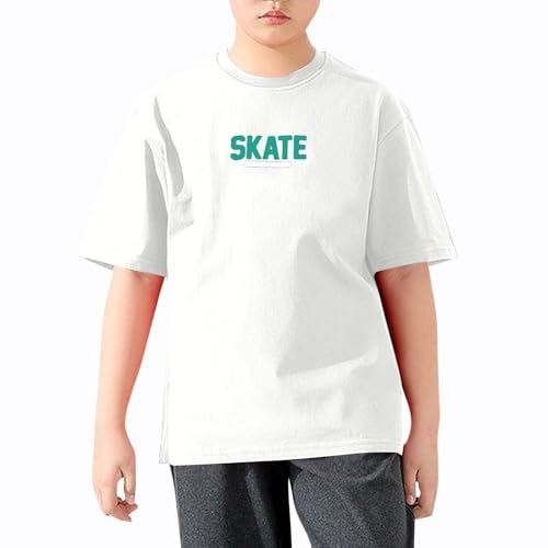 KIDSZJA My Past Orders Kinder-Top für Mädchen, seidiges Gefühl, bequem und leicht, schnell trocknend, übergroße Tanzkurse, Spielzeitblusen, UK-Skate-Board, Grafik-T-Shirt, Teenagerkleidung, Sommertage KIDSZJA My Past Orders Kinder-Top für Mädchen, seidiges Gefühl, bequem und leicht, schnell trocknend, übergroße Tanzkurse, Spielzeitblusen, UK-Skate-Board, Grafik-T-Shirt, Teenagerkleidung, Sommertage von KIDSZJA