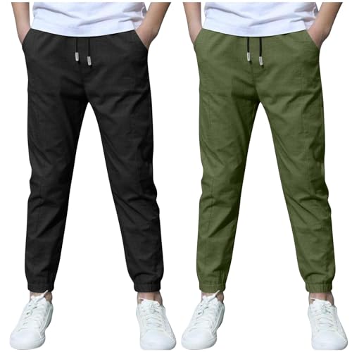 KIDSZJA My Recent Orders Trainingshose für Jungen, Kordelzug, hohe Taille, Bündchen an den Knöcheln, Bio-Baumwolle, LSF 50+, Sonnenschutz, Jogger, 2 Stück, Baumwollleinen, Sommer-Freizeitkleidung KIDSZJA My Recent Orders Trainingshose für Jungen, Kordelzug, hohe Taille, Bündchen an den Knöcheln, Bio-Baumwolle, LSF 50+, Sonnenschutz, Jogger, 2 Stück, Baumwollleinen, Sommer-Freizeitkleidung von KIDSZJA