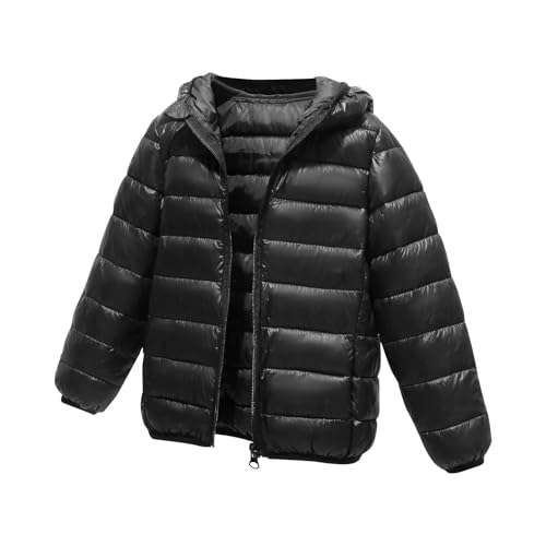 KIDSZJA Pufferjacke für Kinder, Jungen und Mädchen, wasserabweisend und leicht, isoliert, gepolstert, isoliert, mit Kapuze, dick, warm, Winteroberbekleidung, Schule, Reisen, Alter 3–15 Jahre KIDSZJA Pufferjacke für Kinder, Jungen und Mädchen, wasserabweisend und leicht, isoliert, gepolstert, isoliert, mit Kapuze, dick, warm, Winteroberbekleidung, Schule, Reisen, Alter 3–15 Jahre von KIDSZJA