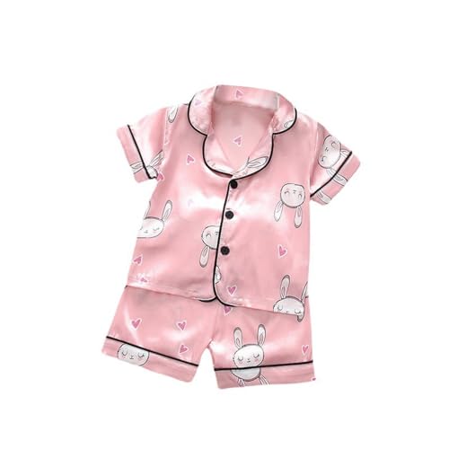 KIDSZJA Schlafanzug für Mädchen, Shorts, Kinder, Loungewear, gestreift, einfarbig, Satin, Button-Down-Shirts und Shorts mit weitem Bein, Seiden-Pyjama-Set, Lounge-Outfit, Heimkleidung, 2025, niedliche KIDSZJA Schlafanzug für Mädchen, Shorts, Kinder, Loungewear, gestreift, einfarbig, Satin, Button-Down-Shirts und Shorts mit weitem Bein, Seiden-Pyjama-Set, Lounge-Outfit, Heimkleidung, 2025, niedliche von KIDSZJA