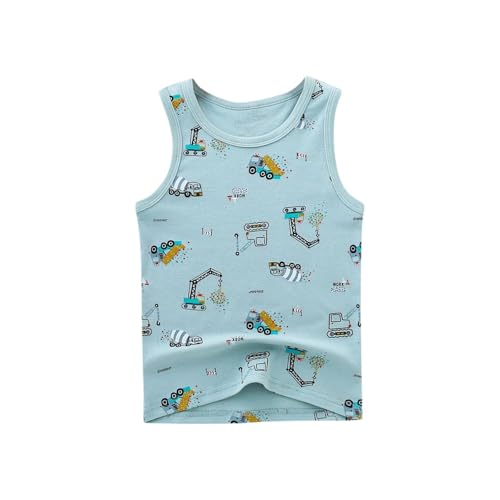 KIDSZJA Sommerweste für Mädchen, Bagger, leichtes Schulspiel-Outfit, Baumwollhemden, UK, weiche Nachtwäsche, Baumwolle, Freizeitkleidung, Camisole klassische Unterhemden, Tanktop, weich, atmungsaktiv KIDSZJA Sommerweste für Mädchen, Bagger, leichtes Schulspiel-Outfit, Baumwollhemden, UK, weiche Nachtwäsche, Baumwolle, Freizeitkleidung, Camisole klassische Unterhemden, Tanktop, weich, atmungsaktiv von KIDSZJA