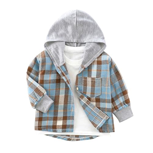 KIDSZJA Sweatshirt für Mädchen, 8–9 Jahre, kariertes Flanell-Top, lässig, übergroßer Kapuzenpullover, kariert, Button-Down, atmungsaktiv, leicht, Schuluniform, Weihnachtspullover, Outdoor-Spielen KIDSZJA Sweatshirt für Mädchen, 8–9 Jahre, kariertes Flanell-Top, lässig, übergroßer Kapuzenpullover, kariert, Button-Down, atmungsaktiv, leicht, Schuluniform, Weihnachtspullover, Outdoor-Spielen von KIDSZJA