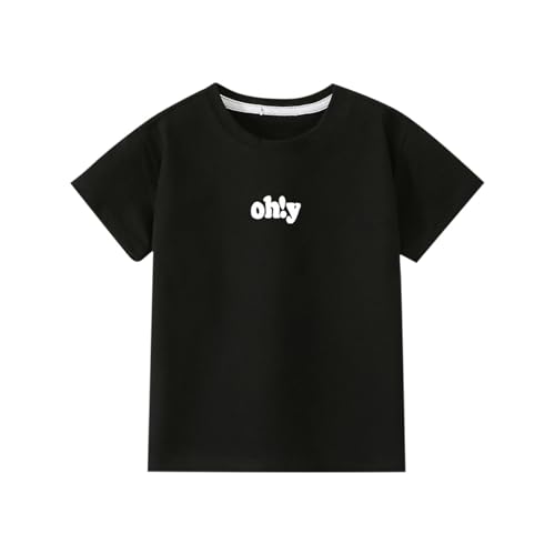 KIDSZJA T-Shirt für Kinder, Mädchen, Outdoor, Spielen, Strand, Schule, Basic-Unterhemden, Schlaf-Top, Buchstabendruck, Grafik-T-Shirt, lässig, lockere Bluse, UK, weiche Baumwolle, Teenagerkleidung KIDSZJA T-Shirt für Kinder, Mädchen, Outdoor, Spielen, Strand, Schule, Basic-Unterhemden, Schlaf-Top, Buchstabendruck, Grafik-T-Shirt, lässig, lockere Bluse, UK, weiche Baumwolle, Teenagerkleidung von KIDSZJA