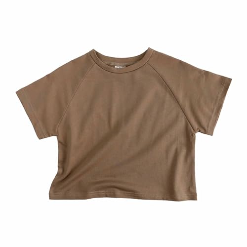 KIDSZJA T-Shirt für Mädchen, Rundhalsausschnitt, kurze Ärmel, Kleidung, Schule, Partys, Hochzeiten, Sommer, Baumwolle, bequeme Blusen, übergroß, einfarbig, lockere Passform, Raglan-Tunika, bequem und KIDSZJA T-Shirt für Mädchen, Rundhalsausschnitt, kurze Ärmel, Kleidung, Schule, Partys, Hochzeiten, Sommer, Baumwolle, bequeme Blusen, übergroß, einfarbig, lockere Passform, Raglan-Tunika, bequem und von KIDSZJA