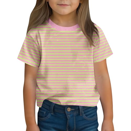 KIDSZJA T-Shirts für Jungen und Mädchen, gestreift, lässig, empfindliche Haut, bequem, lange Tunika, leichte Blusen, Baumwolle, Colorblock-Kleidung, Sommertage, Spielzeit, 13–14 Jahre KIDSZJA T-Shirts für Jungen und Mädchen, gestreift, lässig, empfindliche Haut, bequem, lange Tunika, leichte Blusen, Baumwolle, Colorblock-Kleidung, Sommertage, Spielzeit, 13–14 Jahre von KIDSZJA