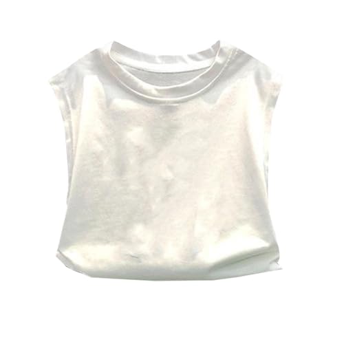 KIDSZJA Tank-Top, trendiges Streetwear-Shirt, ärmellos, Vintage, einfarbig, klassisch, tailliert, Rundhalsausschnitt, Laufweste, lange Tunika, Kleidung, lockere Passform, bequem, weich, 1 Jahr KIDSZJA Tank-Top, trendiges Streetwear-Shirt, ärmellos, Vintage, einfarbig, klassisch, tailliert, Rundhalsausschnitt, Laufweste, lange Tunika, Kleidung, lockere Passform, bequem, weich, 1 Jahr von KIDSZJA