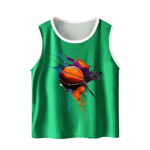 KIDSZJA Tanktop für Mädchen, ärmellos, Rundhalsausschnitt, lockere Passform, lange Tunika, Shirt, Strandtage, Outdoor-Aktivitäten, Basketball, bedruckte Weste, Sonnenschutz, LSF 50+, modische KIDSZJA Tanktop für Mädchen, ärmellos, Rundhalsausschnitt, lockere Passform, lange Tunika, Shirt, Strandtage, Outdoor-Aktivitäten, Basketball, bedruckte Weste, Sonnenschutz, LSF 50+, modische von KIDSZJA