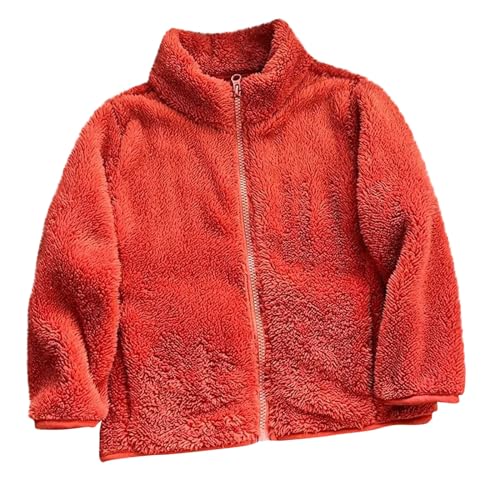 KIDSZJA Teddy-Sherpa-Fleece-Jacke für Kleinkinder, Kinder, Mädchen, durchgehender Reißverschluss, Revers, Kunstfell, flauschiger Mantel mit Taschen, Winter, warm, dick, Outwear, Schule, Outdoor KIDSZJA Teddy-Sherpa-Fleece-Jacke für Kleinkinder, Kinder, Mädchen, durchgehender Reißverschluss, Revers, Kunstfell, flauschiger Mantel mit Taschen, Winter, warm, dick, Outwear, Schule, Outdoor von KIDSZJA