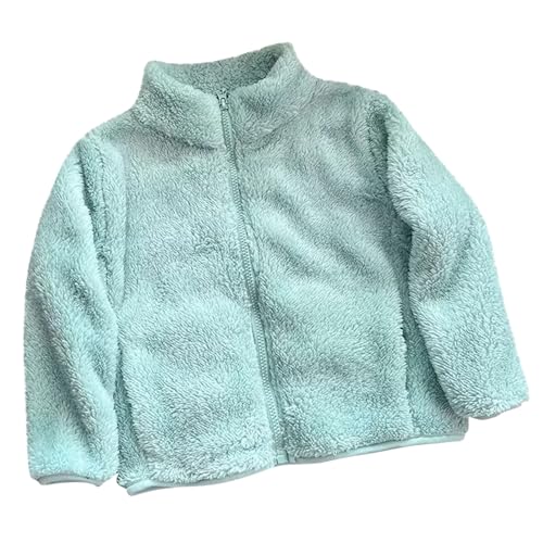 KIDSZJA Teddy-Sherpa-Fleece-Jacke für Kleinkinder, Kinder, Mädchen, durchgehender Reißverschluss, Revers, Kunstfell, flauschiger Mantel mit Taschen, Winter, warm, dick, Outwear, Schule, Outdoor KIDSZJA Teddy-Sherpa-Fleece-Jacke für Kleinkinder, Kinder, Mädchen, durchgehender Reißverschluss, Revers, Kunstfell, flauschiger Mantel mit Taschen, Winter, warm, dick, Outwear, Schule, Outdoor von KIDSZJA