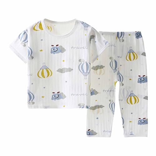 KIDSZJA Today'S Deals Schlafanzug-Set für Jungen, Mädchen, Kinder, Pyjama, Pyjama, Kleidungsset, bequem, dünn, 2-teilig, 3/4-Ärmel, Hemden und Hosen, Loungewear, Astronaut, Party, Übernachtung KIDSZJA Today'S Deals Schlafanzug-Set für Jungen, Mädchen, Kinder, Pyjama, Pyjama, Kleidungsset, bequem, dünn, 2-teilig, 3/4-Ärmel, Hemden und Hosen, Loungewear, Astronaut, Party, Übernachtung von KIDSZJA