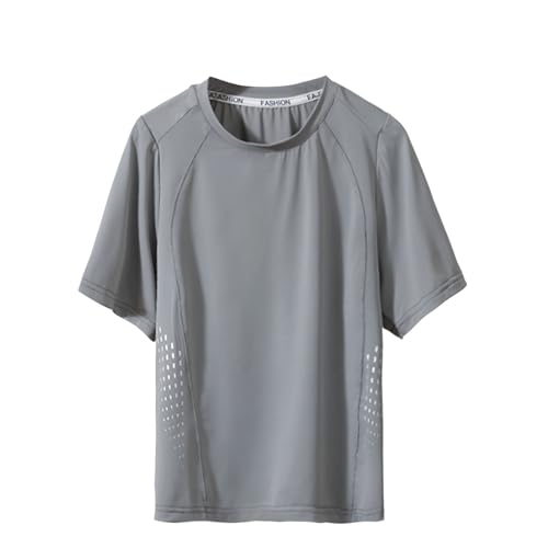 KIDSZJA Tops für Mädchen, Rundhalsausschnitt, fließend, lockere Passform, Teenagerkleidung, schnelltrocknend, kurzärmelig, sportlich, Sommer, niedlich, Netzstoff, atmungsaktiv, Workout, Yoga KIDSZJA Tops für Mädchen, Rundhalsausschnitt, fließend, lockere Passform, Teenagerkleidung, schnelltrocknend, kurzärmelig, sportlich, Sommer, niedlich, Netzstoff, atmungsaktiv, Workout, Yoga von KIDSZJA